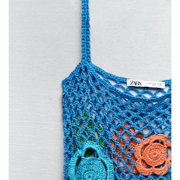 Floral Crochet Dress Limited Edition Zara - Picture 11 of 13